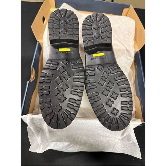 New Cole Haan Hann Geneva Chain Loafers Navy Blazer Ivory 7 - Picture 5 of 6